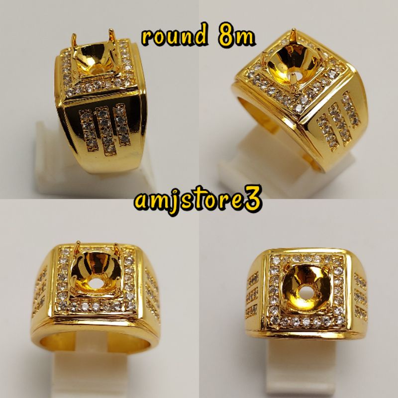 ring cincin emban alpaka super full zircon microsetting