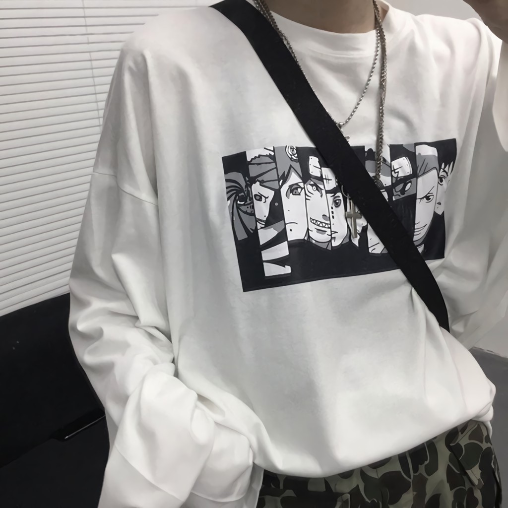 Longsleeve Oversized Akatsuki Organisation Streetwear Anime