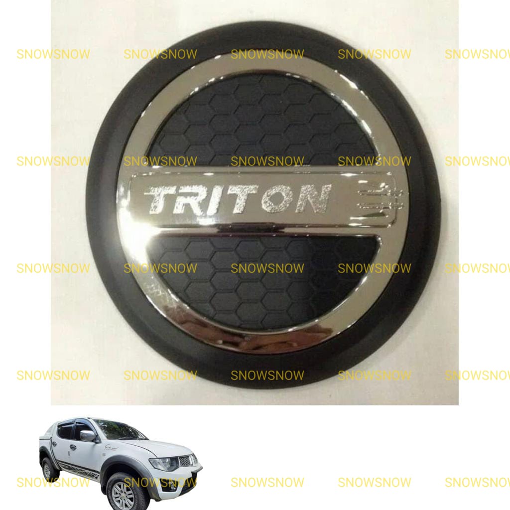 Tank Cover Triton Lama 2008 2015 Luxury Hitam Sporty Chrome