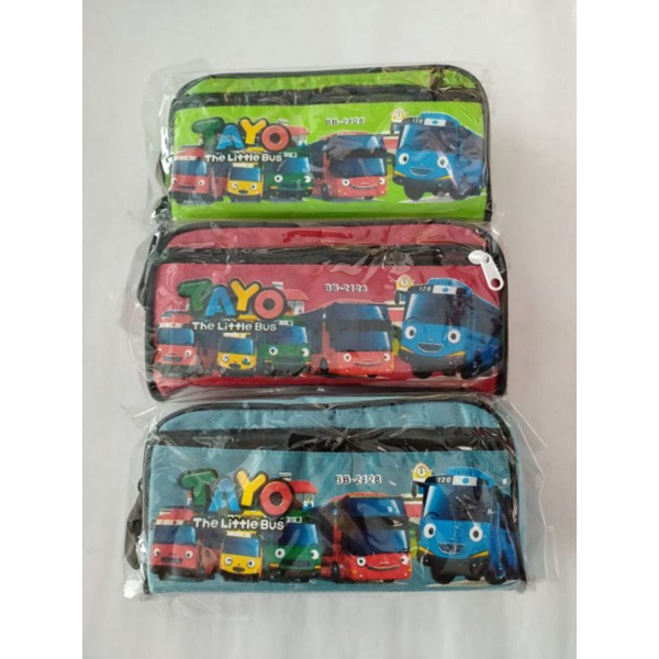 

Tempat Pensil Kotak Pensil Tayo Resleting