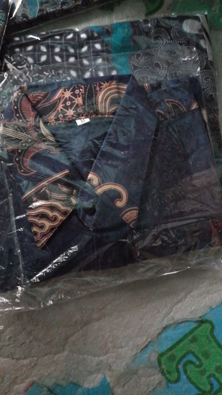 Kemeja Batik Pria Size M L Xl Xxl Atasan Pria Dewasa