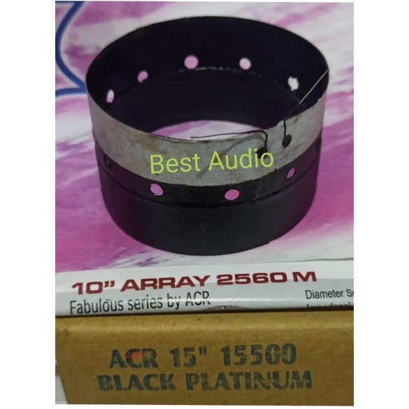 Spul spol spool speaker 15 inch 15inch  ACR 15600 15500 Black Platinum Fabulous 10inch voice 60.5mm