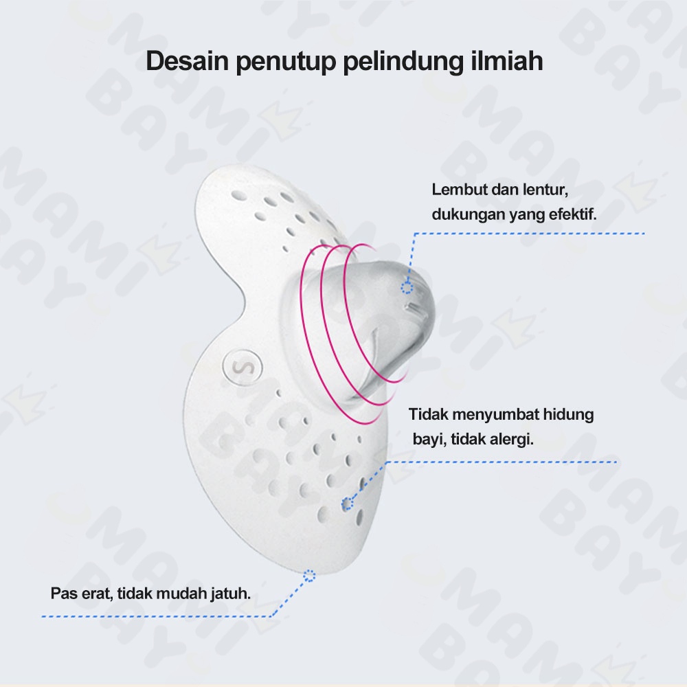 OKEYI Nipple shield Pelindung puting ibu menyusui Bahan Silikon melindungi gigitan bayi