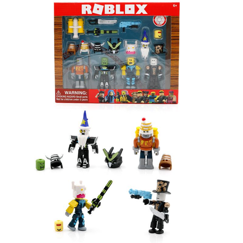 Game Roblox Karakter Blok Bangunan Aksesori Roblox Action Figure Mainan Hadiah Anak Koleksi