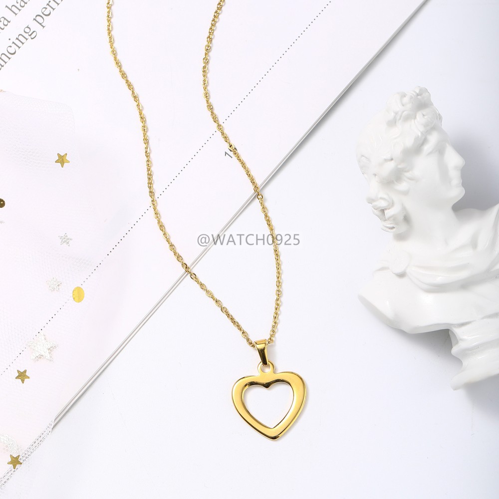 【CELEB】Simple Pendants Necklaces Women Man Charm Collar Jewelry Korean Design Romantic Choker S52