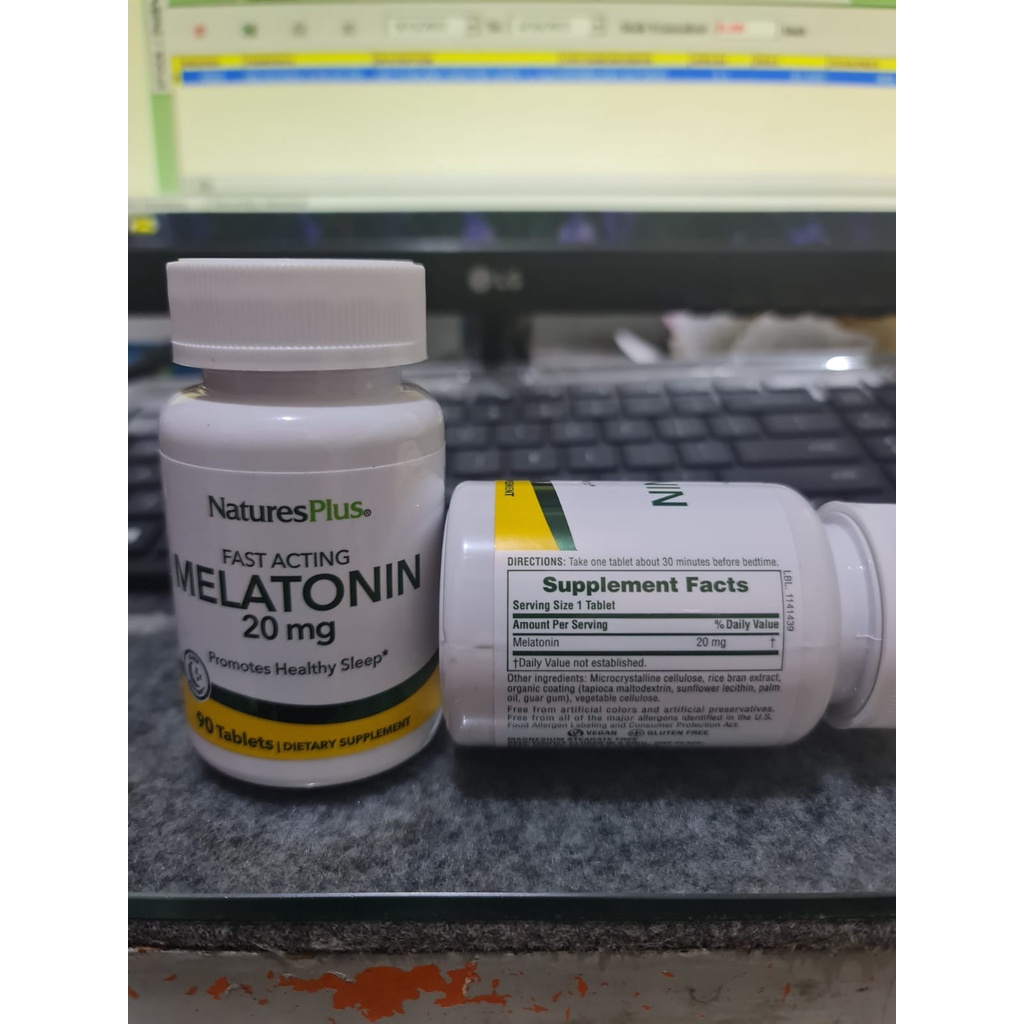 Natures Plus Melatonin Fast Acting 20mg isi 90 (20mg)