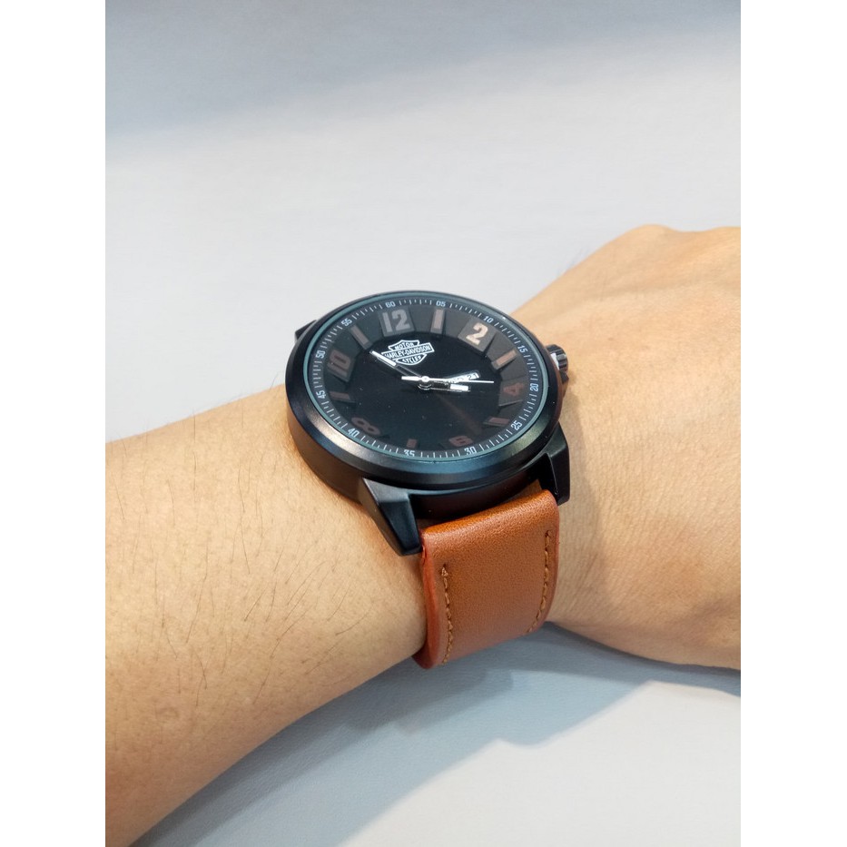 JAM TANGAN PRIA ANALOG HARLEY DAVIDSON