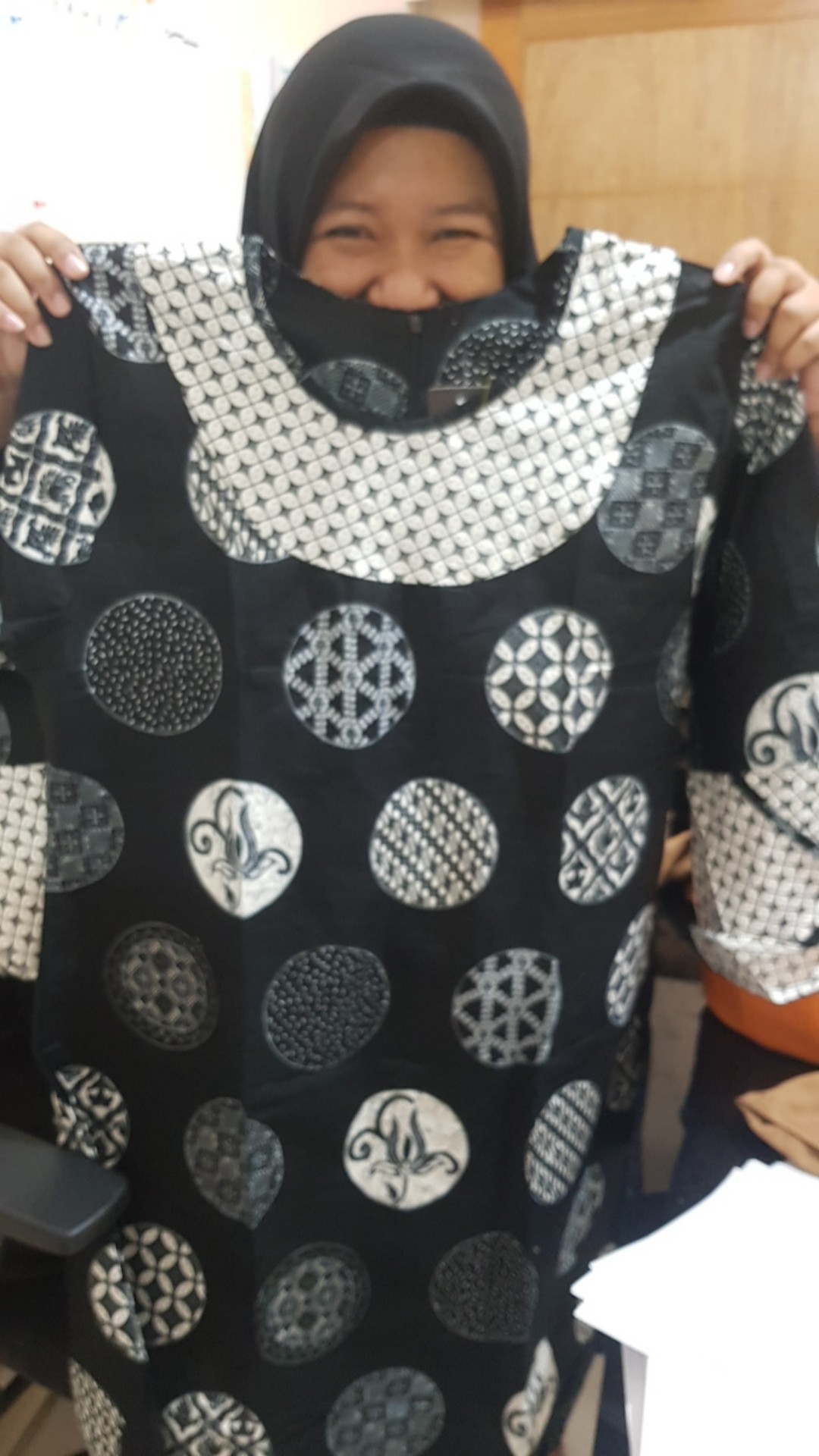 Terlaris Serut Genes Jelita Tunic Navbor Yelbor Whitbor Creambor Tunik Batik Modern Hrb030 Dolbi Dob