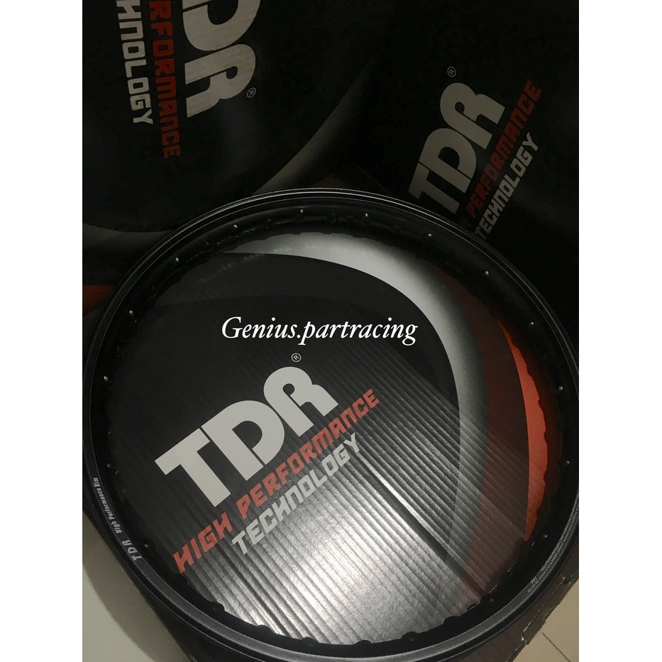 Promo VELG TDR ER SHAPE RING 17 UKURAN 140 BLACK TDR RACING