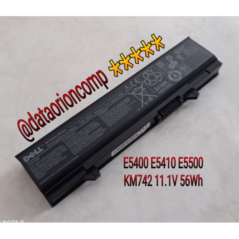 Baterai Battery DELL Latitude E5400 E5410 E5500 E5510 Series T749D