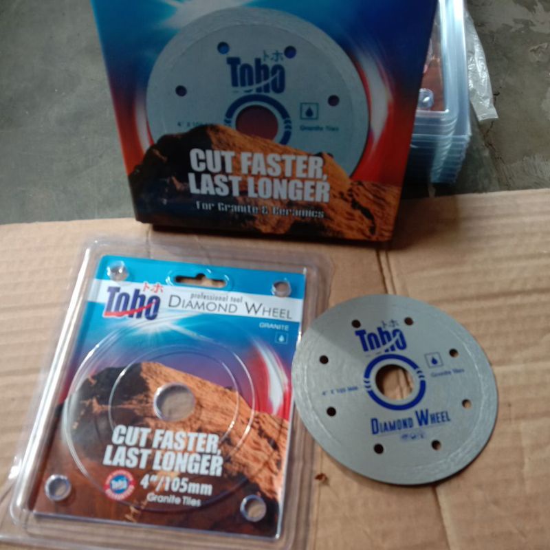 Mata Gerinda Potong Granit Keramik Toho 4" Basah