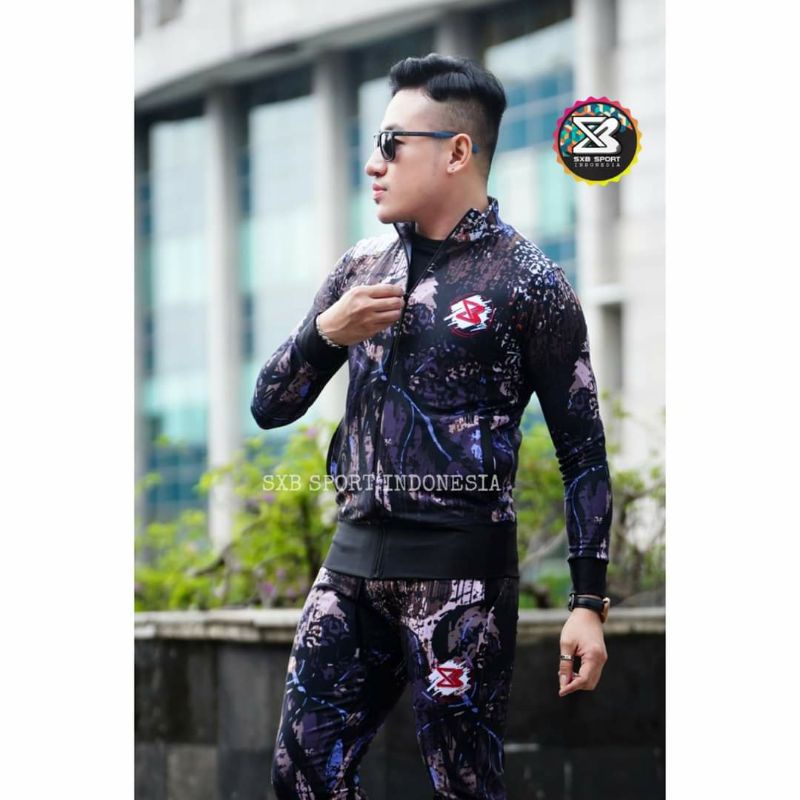 PABRIK BAJU OLAHRAGA ORIGINAL ASLI SXB SPORT CREEPING ROOT JACKET DAN JOGER