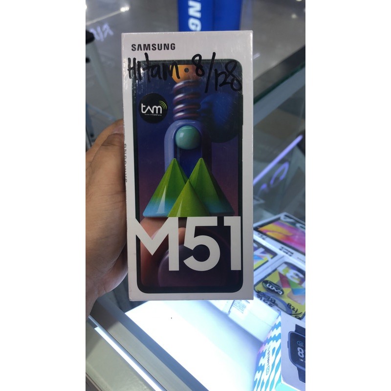 Samsung Galaxy M51 - 8/128 - New . Non Repack. Garansi Resmi SEIN / Samsung M51 Black/White