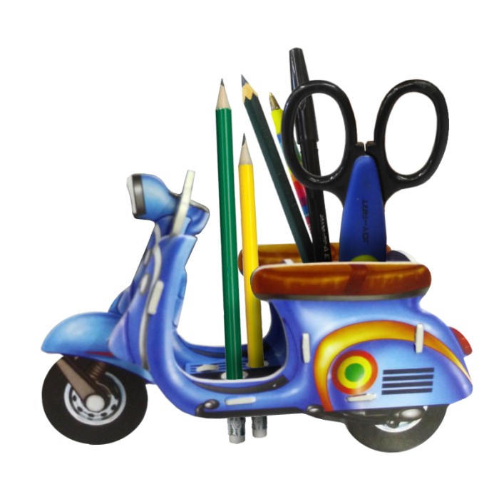 

Rckapal- Kotak Pensil Unik Model Motor Vespa -Kapal Rc