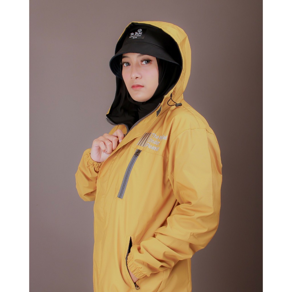 Jaket Parasut Pleasur Pria Wanita Jacket Outdoor Wwaterproof Original Ttwo Pocket The Bojiel