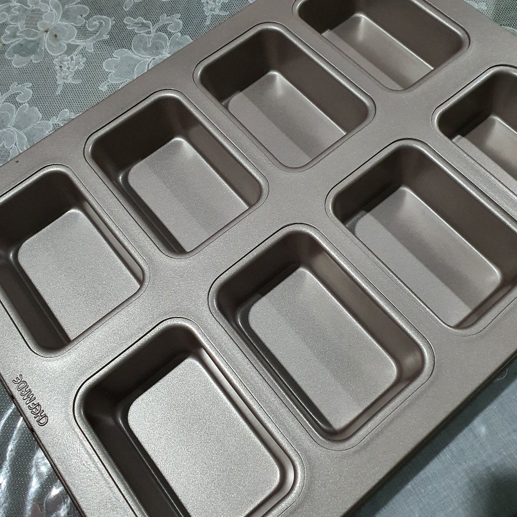 Cetakan Kue Chefmade 8 Cup Petite Loaf Pan Non-stick