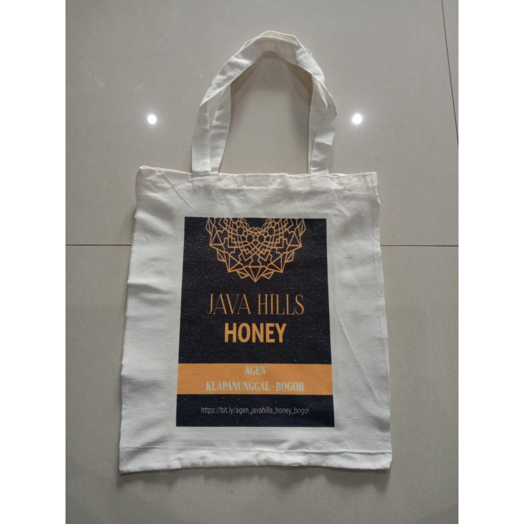 CUSTOM TOTEBAG KANVAS/TOTE BAG TAS BELANJA/SHOPPING BAG PAKAI PEREKAT BISA POLOS BISA CUSTOM SABLON