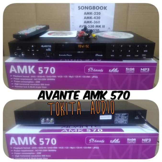 Fikashop000 | Player Karaoke Avante Amk 570 Dvd Player Avante Amk570