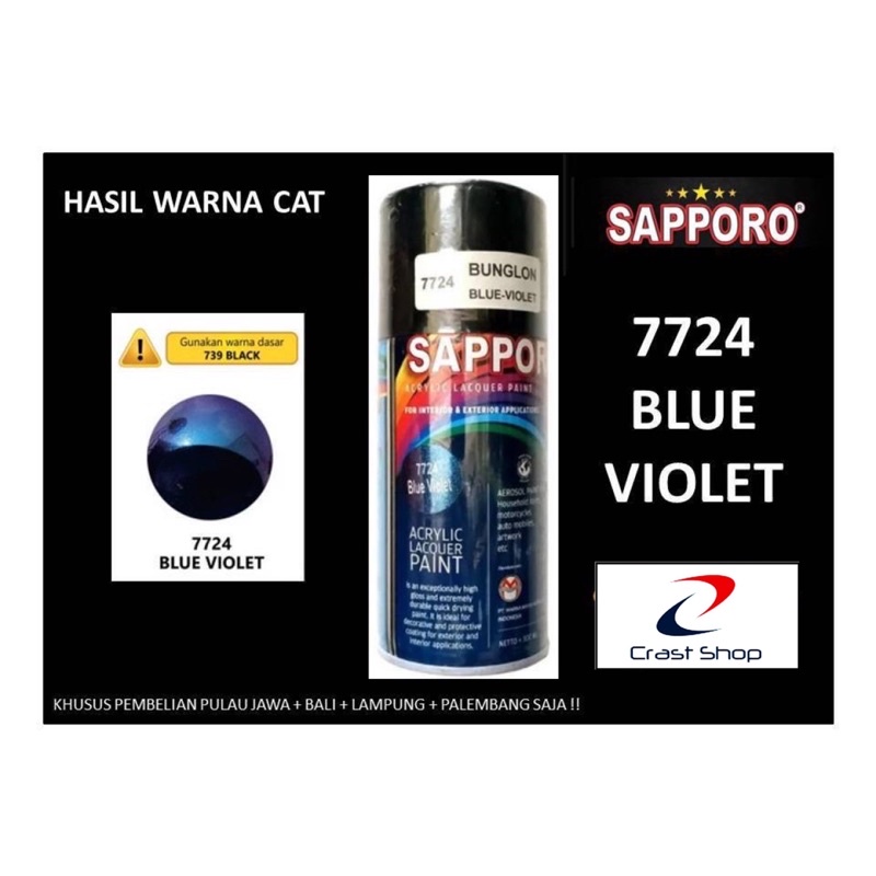 Sapporo Bunglon 7724 Blue Violet / Pilok / Pylox / Pilox 300 ml