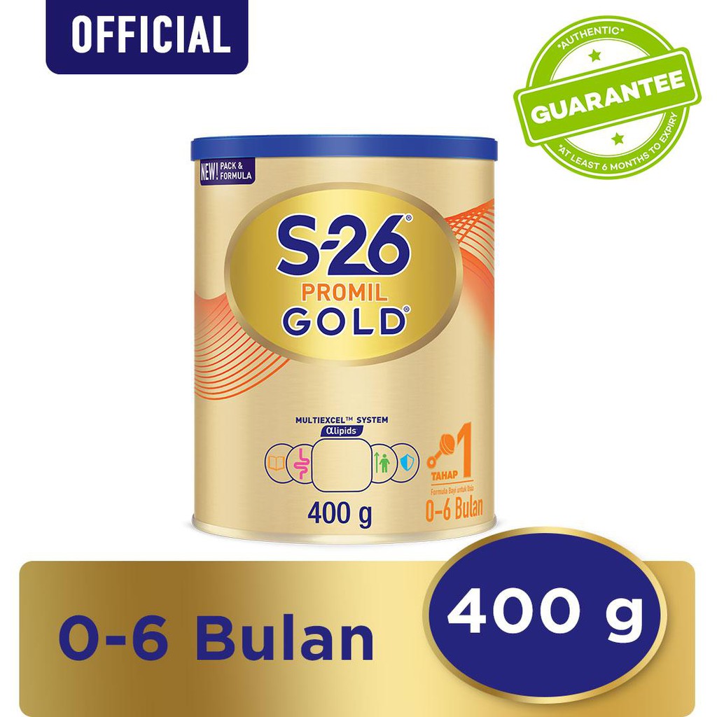 S26 Promil Gold Tahap 1 Susu Formula - 400 gr