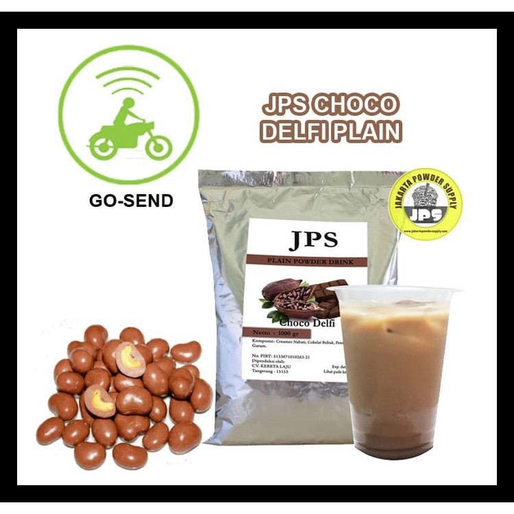 

Bubuk Minuman Choco Delfi Plain Powder Jps Tanpa Gula