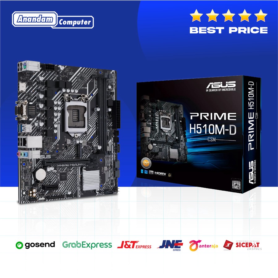 Asus PRIME H510M-D/CSM Motherboard