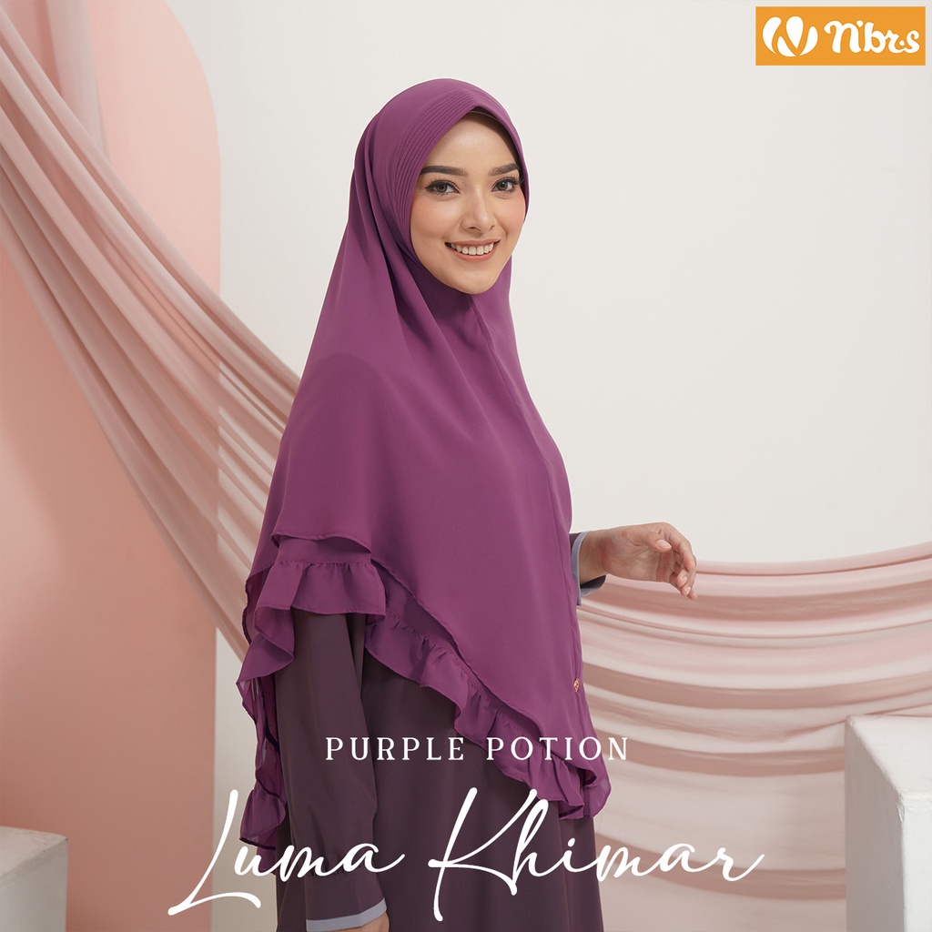Nibras Hijab LUMA Jilbab Instan Bahan Bahama Simple Syar'i Casual OOTD