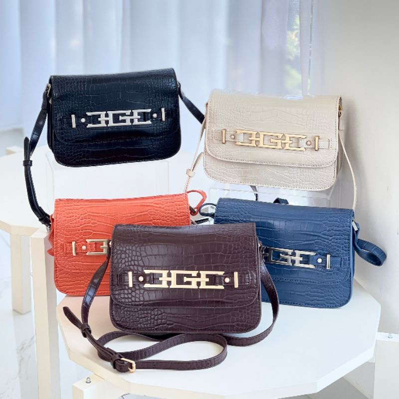 TAS GS CROCO||TAS CROCO HITAM|||TAS SELEMPANG CROCO||TAS WANITA||TAS BRANDED||TAS IMPORT||TAS CANTIK