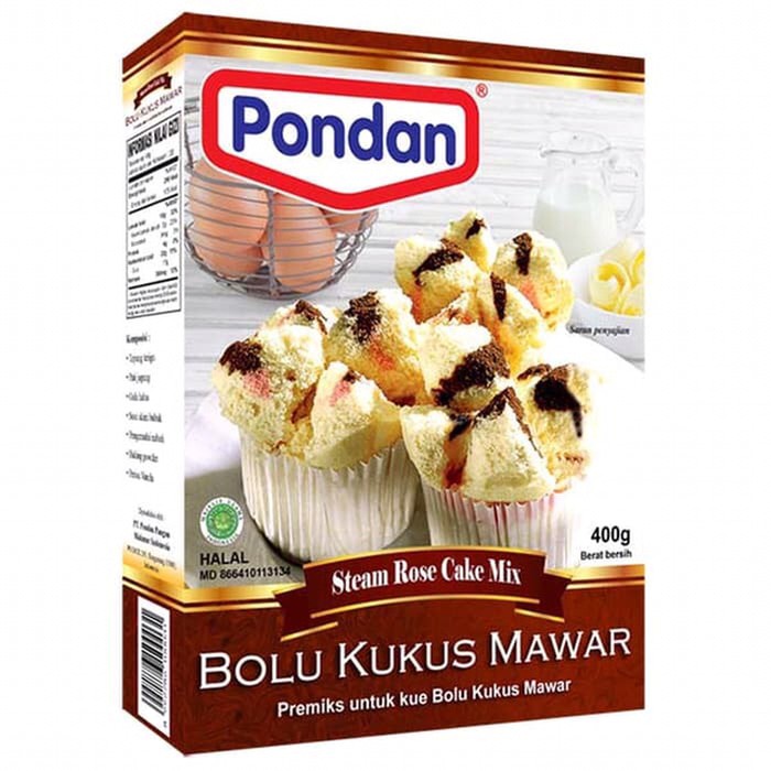 

Pondan Bolu Kukus Mawar 400 gr