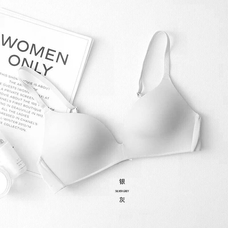 Blackpink Bra Sport Wanita BH Push Up Bra Tanpa Kawat Underwear Seamless 1025-WHITE