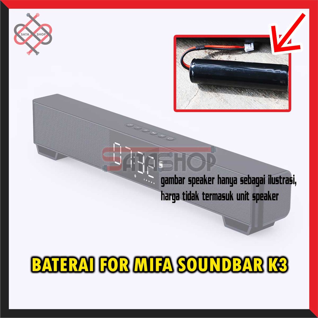 Baterai untuk Speaker Bluetooth Xiaomi Soundbar Mifa K3