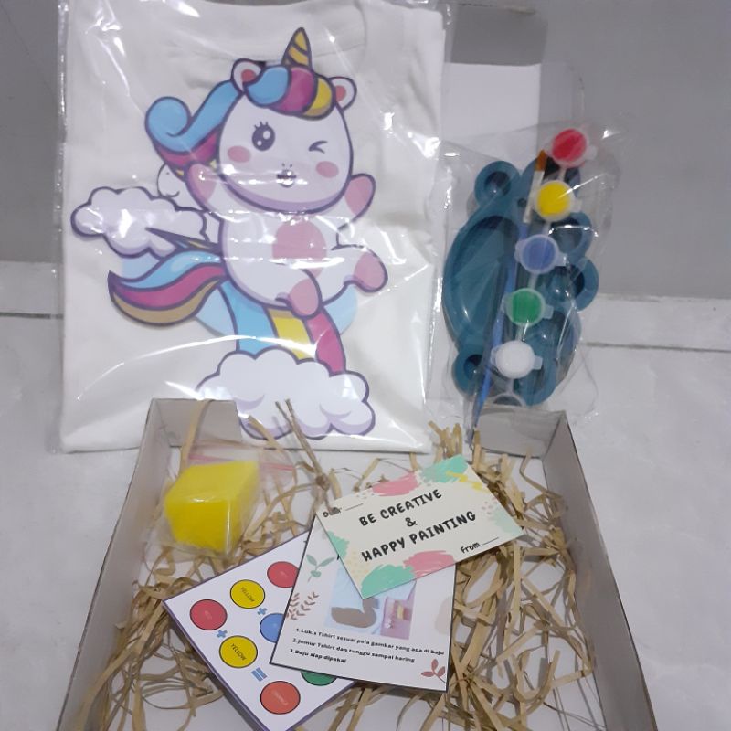 Kaos Lukis Anak Custom I Bebas Request Pola