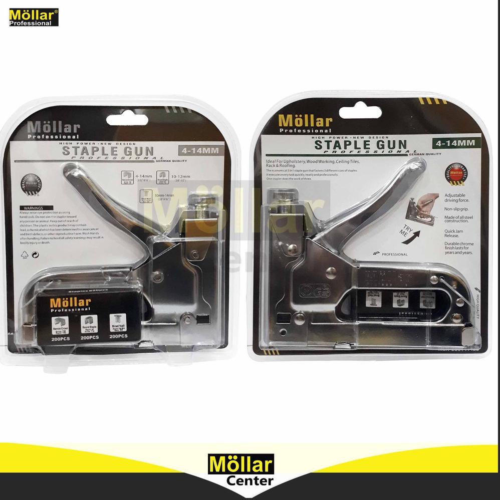 

Staple Gun 3 in 1 Staples Tembak Stapler Hekter Heckter Nail Jok Tacker Mollar (KODE 222)