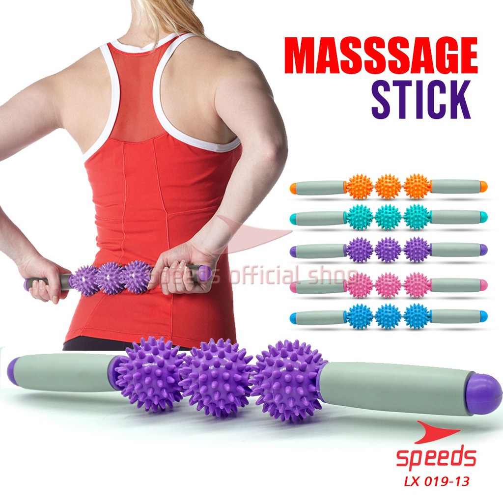 SPEEDS Massage Ball Alat Pijat Tongkat Pijat Roller Tongkat Duri Bola Duri Yoga dan Fitness 019-13