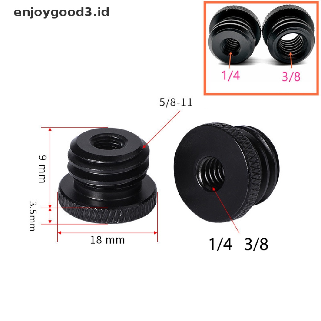 Sekrup Adapter Mount 1 / 4 / 3 / 8 Ke 5 / 8 Female Male Untuk Kamera Slr