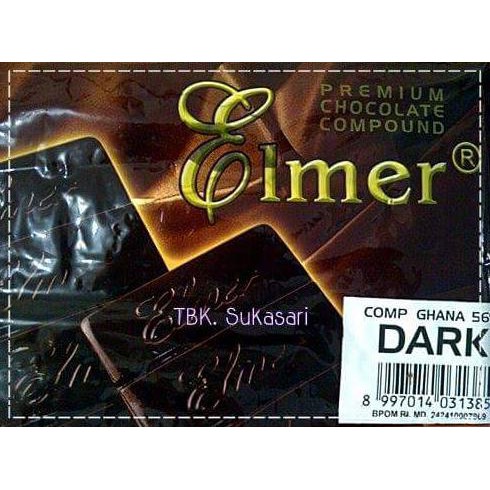 

31.87-Kue- Elmer Dark Chocolate Compound 1Kg -Terlengkap-Termurah-Dijamin.