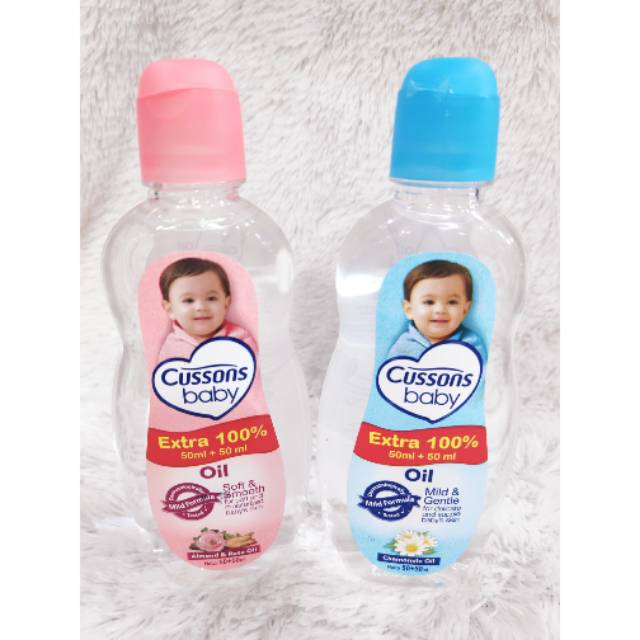 Cussons Baby Oil 50 ml + 50 ml ~  Original 100% ~ Promoo Termurah