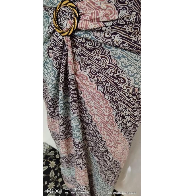 TDEJ Rok Lilit Batik Bawahan Kebaya Rok Lilit Modern/ukuran jumbo/in light Mewah