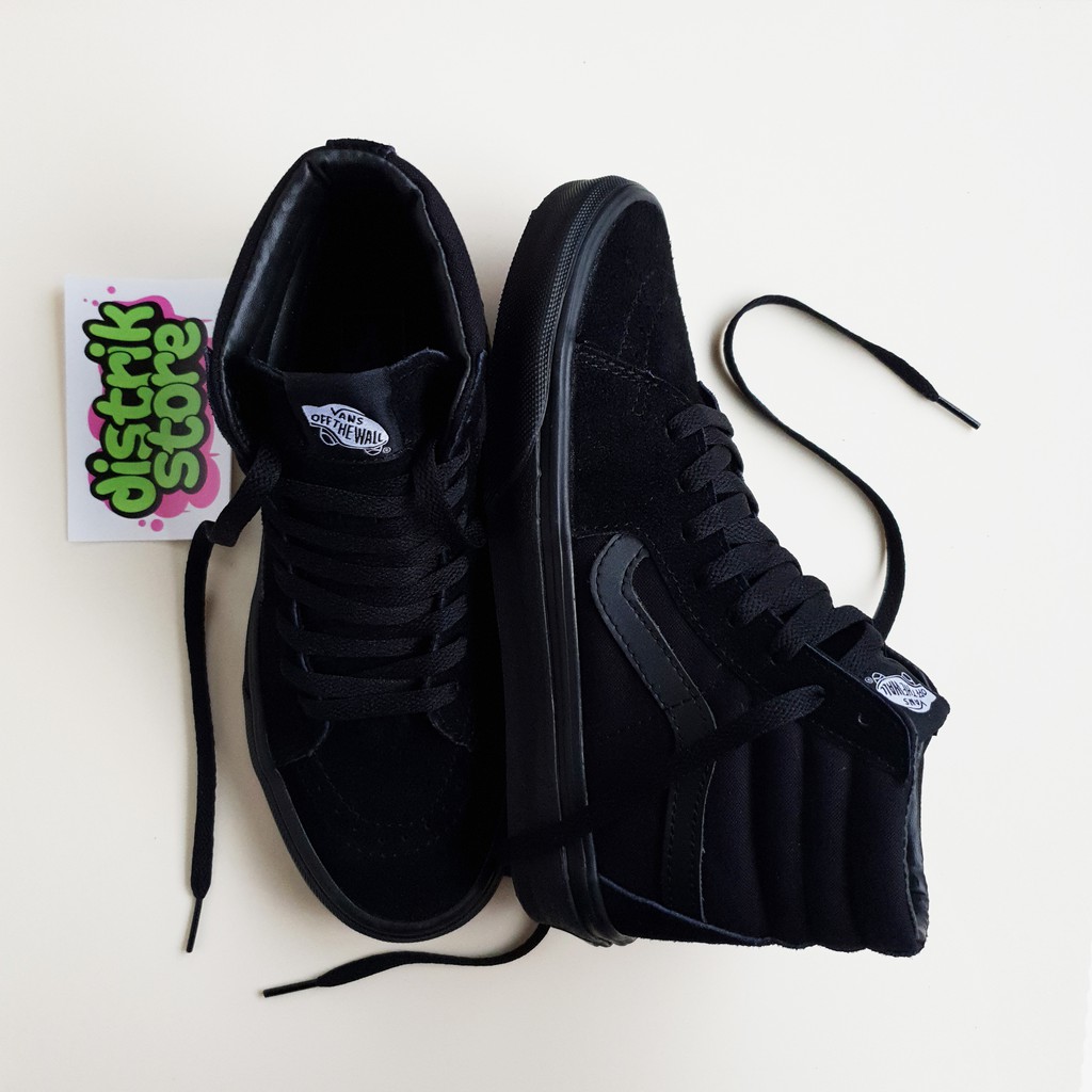  SEPATU  Vans  Sk8 Hi All Black Shopee  Indonesia