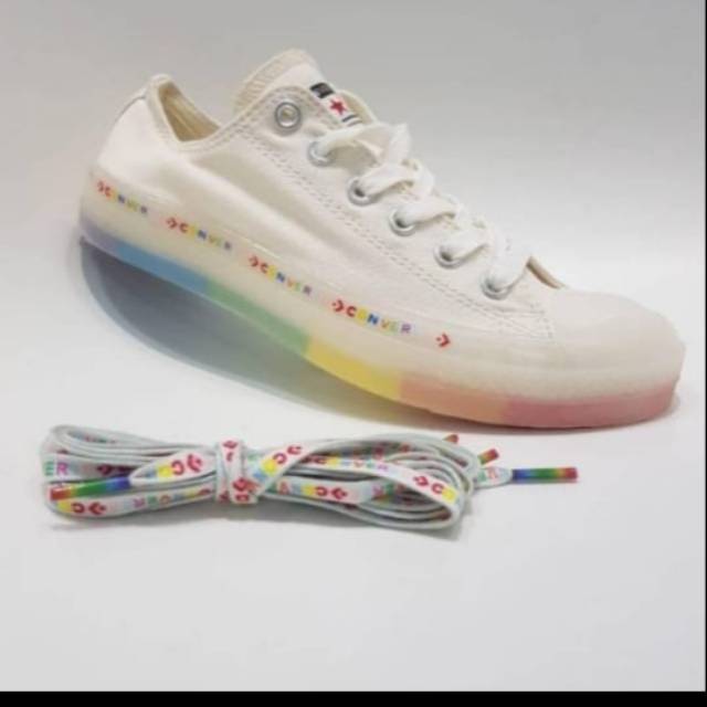 Sepatu CONVERSE ALL STAR CT LOW GLOW RAINBOW | PRE LOVED