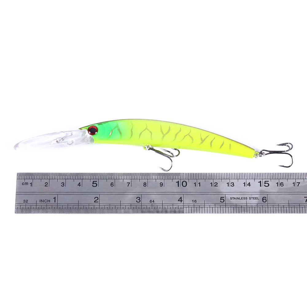 HENGJIA 6PCS 15cm/15g Bent Umpan Minnow Fishing Lures Floating Crankbait Artificial Hard Baits Bass Fly Fishing Tackle