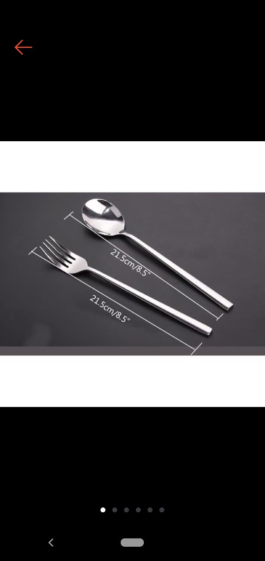 Sendok Dan Garpu Korea Stainless