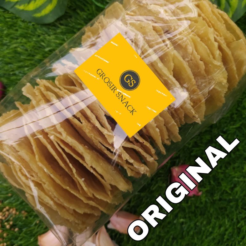 

Emping melinjo mentah besar tipis Emping melinjo mentah original lebar jumbo 500gram