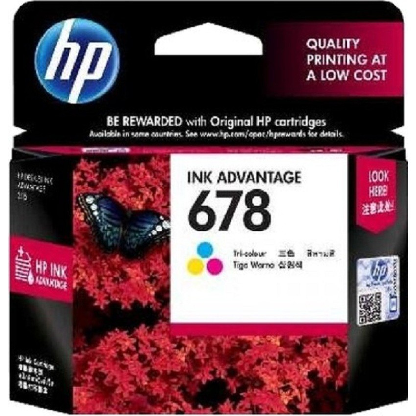 HP Tri-color Ink Cartridge 678