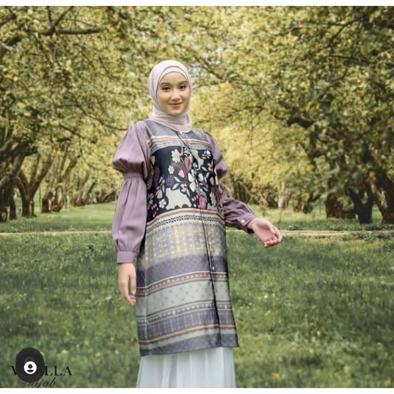 BINAR BLOUSE VANILLA HIJAB