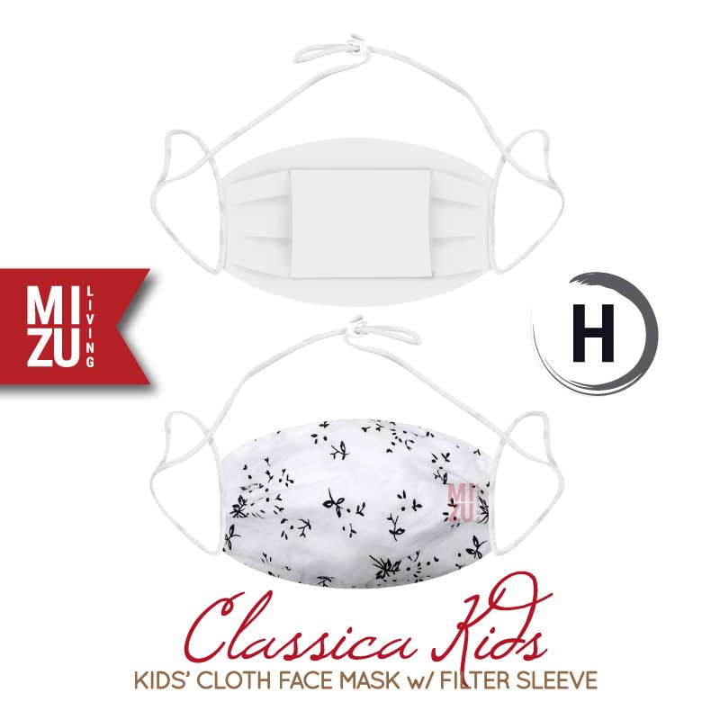 [SALE] MIZU CLASSICA KIDS Cloth Face Mask Masker Anak Kain Corak 3 Ply Sarung Filter NON-MEDIS-H