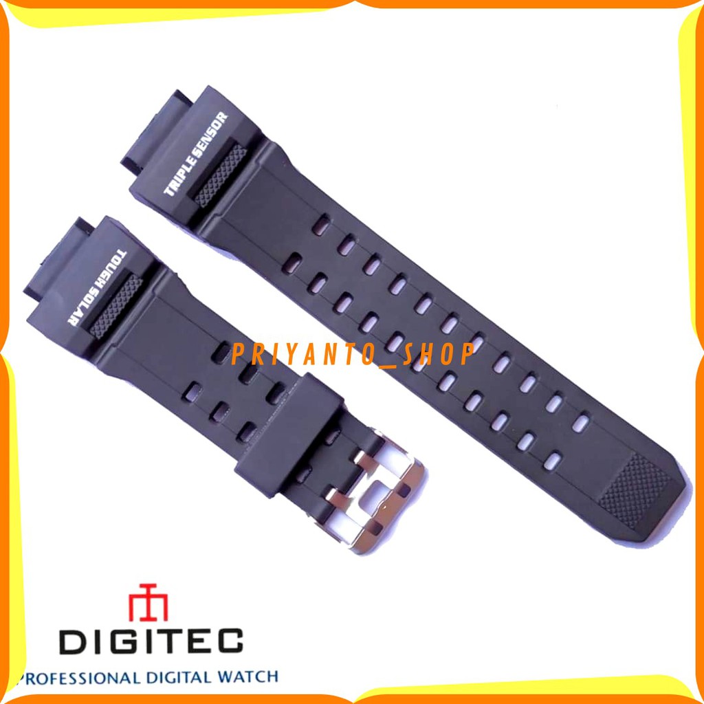 Strap Tali digitec DG 2131T Tali jam tangan Digitec 2131 Hitam