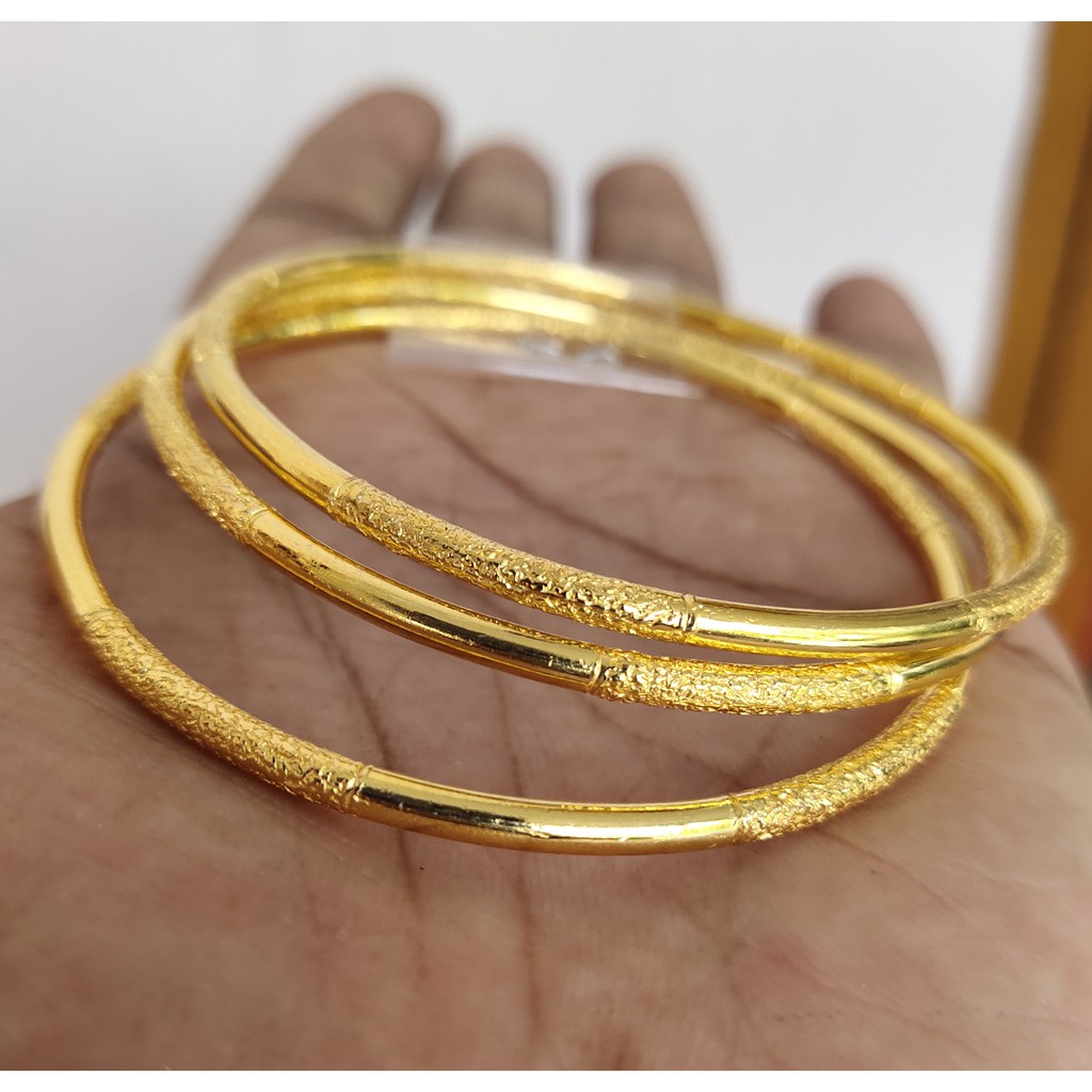  Gelang  Keroncong  Lidi Ukir Pasir Lapis Emas  24k Shopee Indonesia