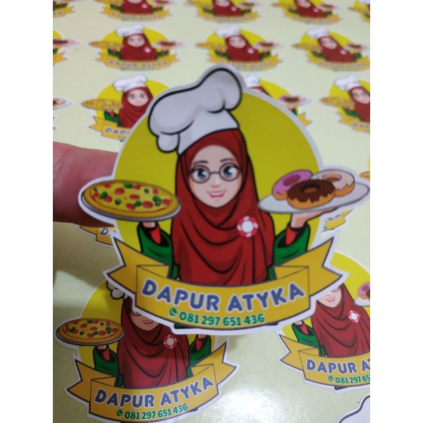 

Cetak Sticker Kemasan Cromo Transparant Label Bulat Desain Kemasan produk label pengiriman