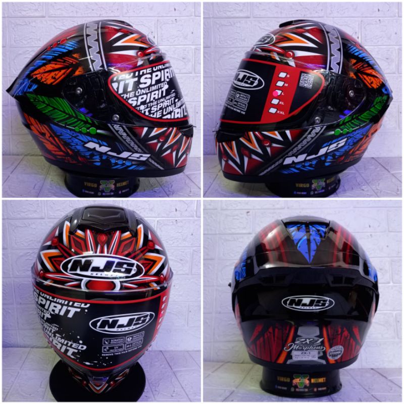 NJS ZX-1 MOTIF MORPHEUS BLACK GLOSSY NJS ZX-1 MORPHEUS ORIGINAL
